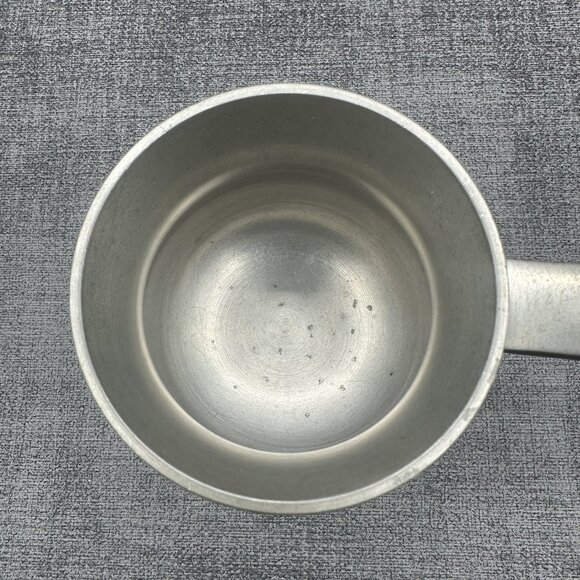 Crown & Rose Cast Pewter Small Tankard Mug 3.5" Made in England Vintage 1960s - Picture 6 of 11